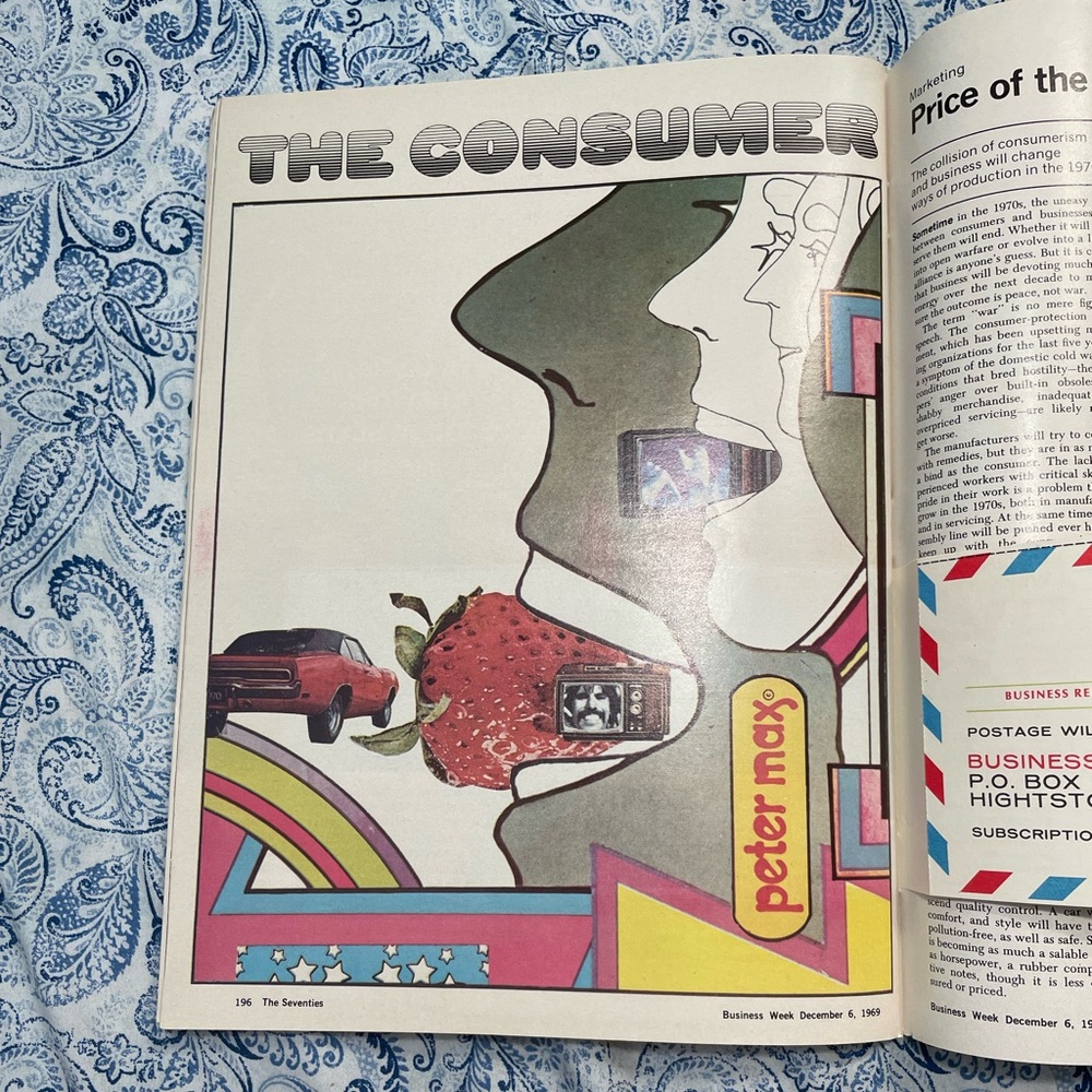 Peter Max Business Week Magazine - Picture 8 of 11